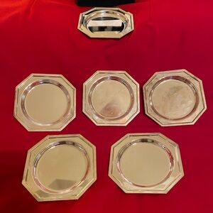 Godinger Silver Treasures Octagon Shapes Coasters-Set Of 6 Coasters Art Co. LTD